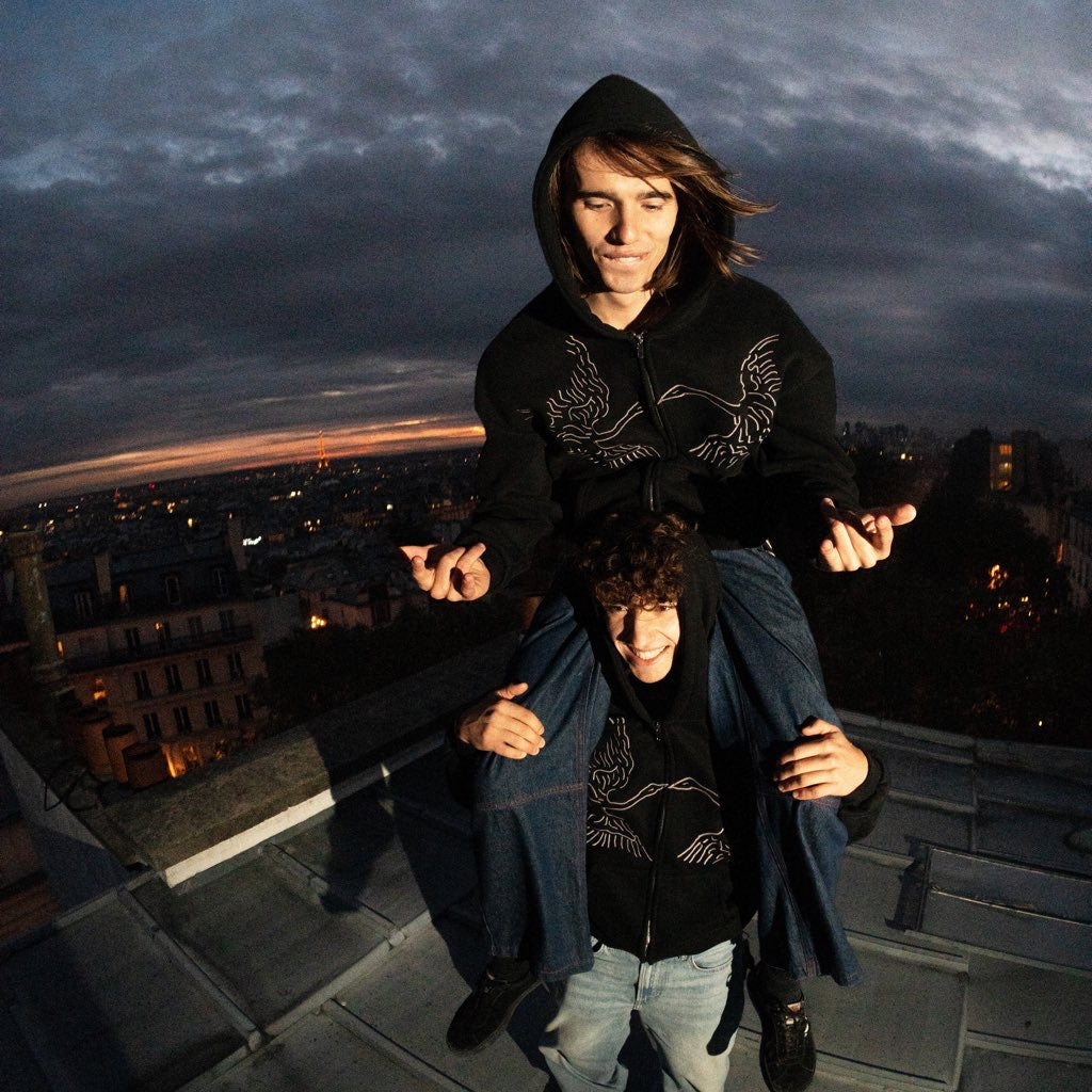 BIRDS ZIP HOODIE