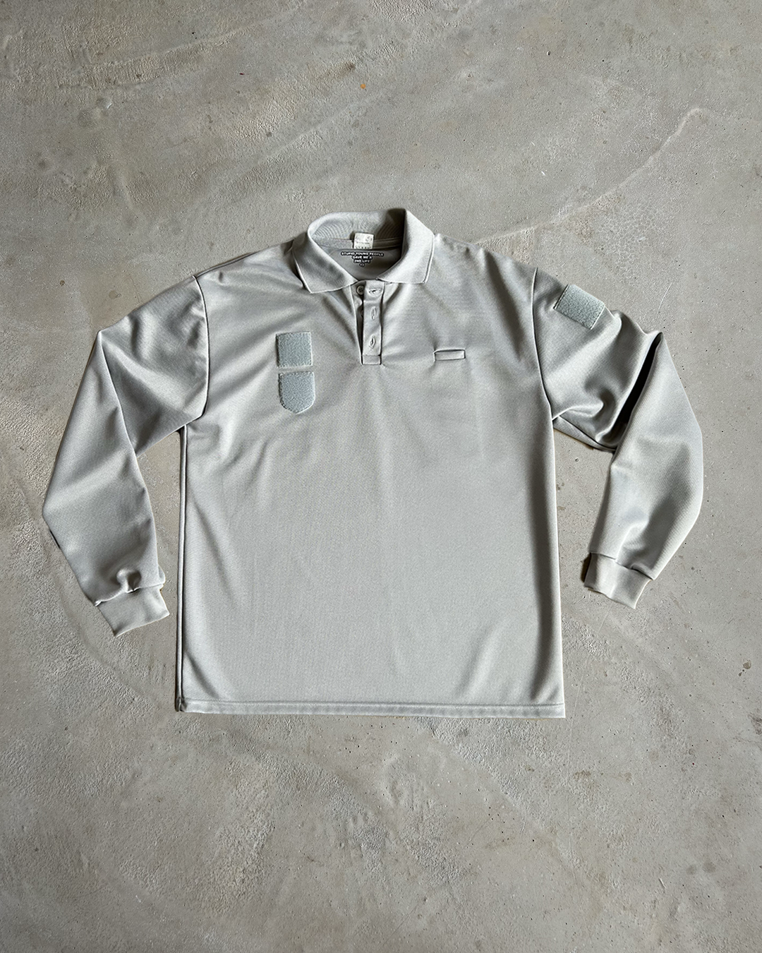 GREY UNIFORM LONG SLEEVES POLO